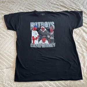 Black Hot Boys Graphic Tee​